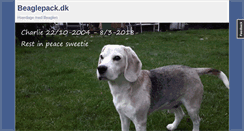 Desktop Screenshot of beaglepack.dk