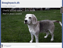 Tablet Screenshot of beaglepack.dk